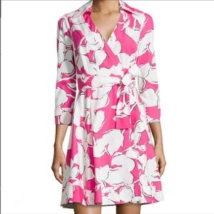 Diane von Furstenberg dvf Jadrian poplin wrap dress